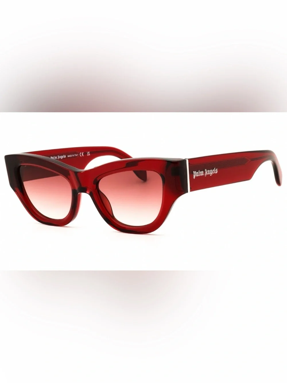 Palm Angels Red Cat-Eye Sunglasses (NWT)